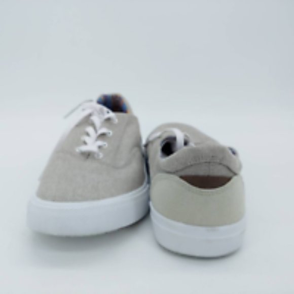 Departwest Mens Ballas Sneakers Gray White Low Top Lace Up Round Toe 10M - Picture 3 of 10